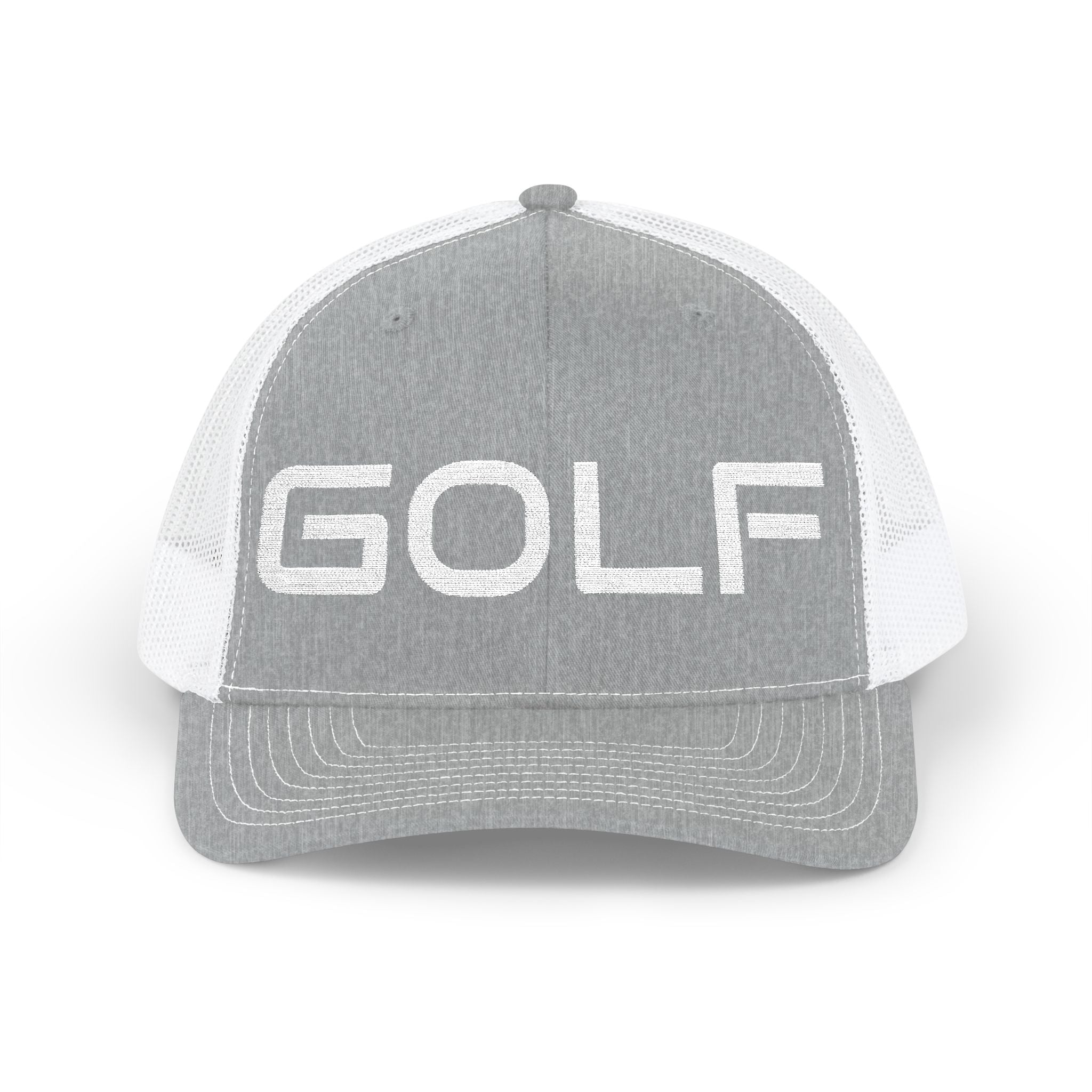 Golf Trucker Cap - Bold Embroidered 'GOLF' Snapback Hat