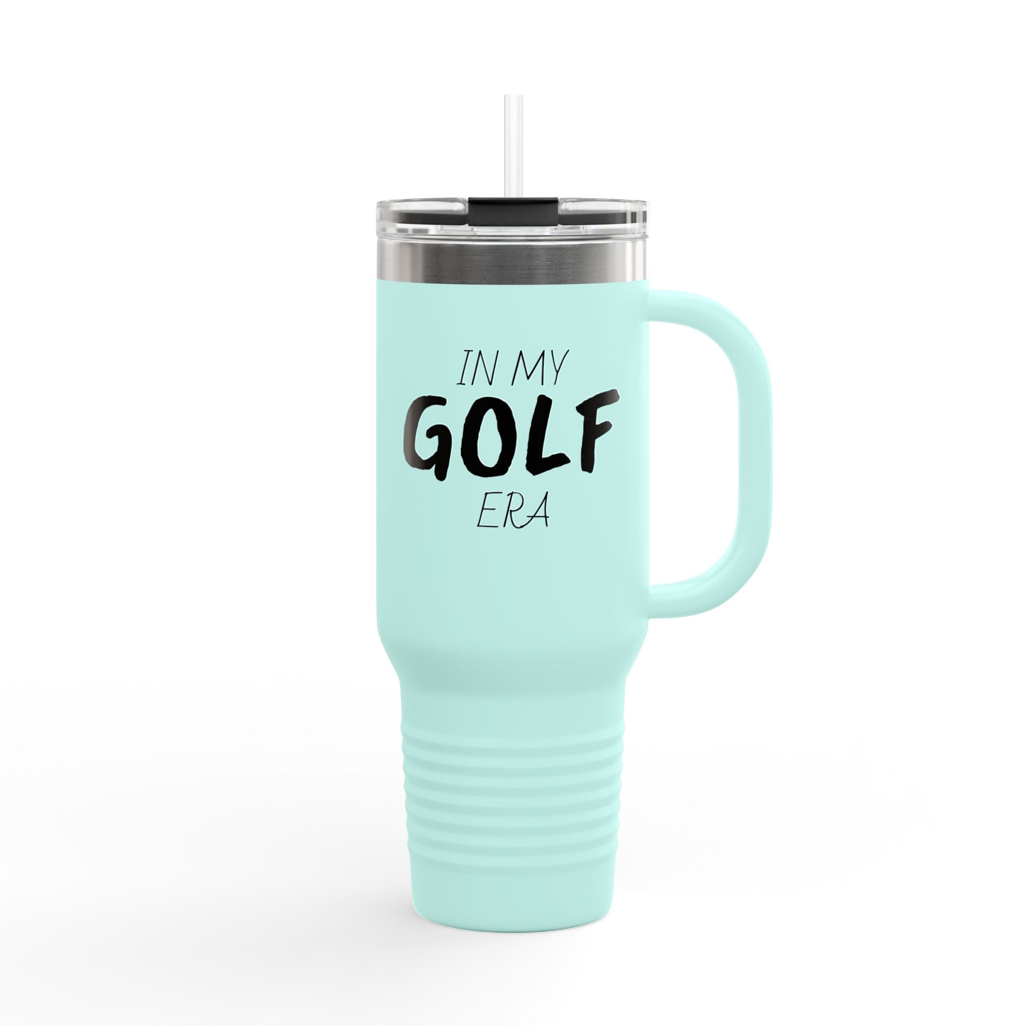 40oz Insulated Travel Mug - "In My Golf Era" Stainless Steel Tumbler for Golfers